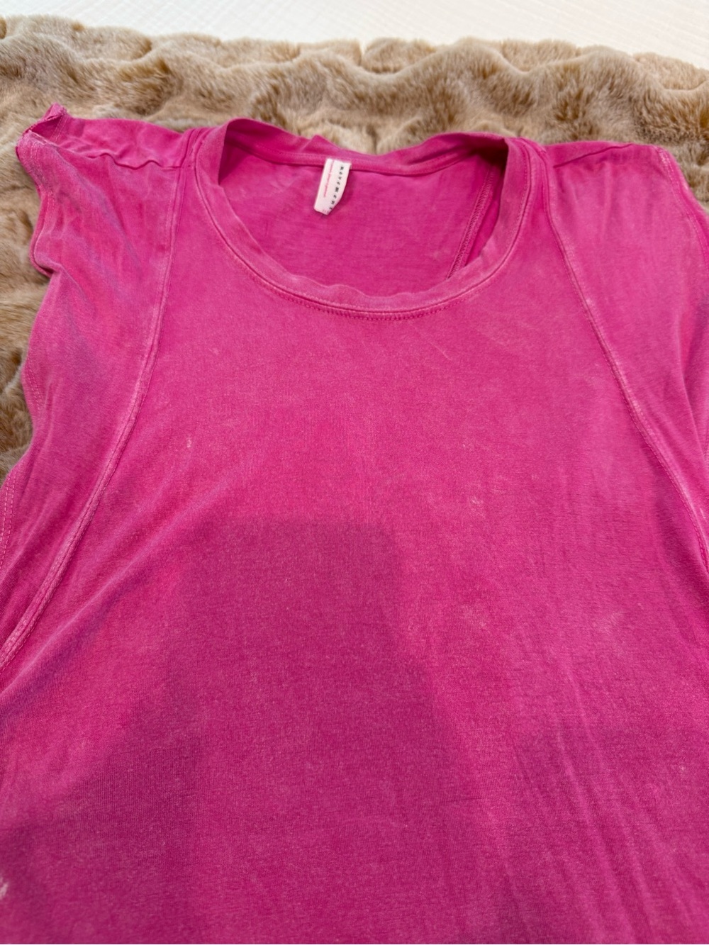 Free People Bright Pink Ruffle-Back Dress - Picture 10 of 14